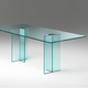 glass desk llt fiam